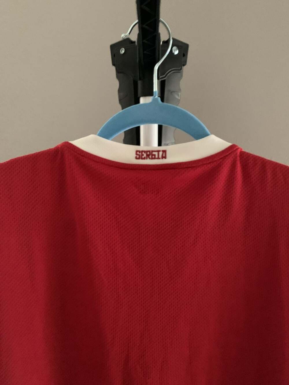 Puma Serbia 2020-2021 Men's Home Soccer Jersey - Picture 6 of 9